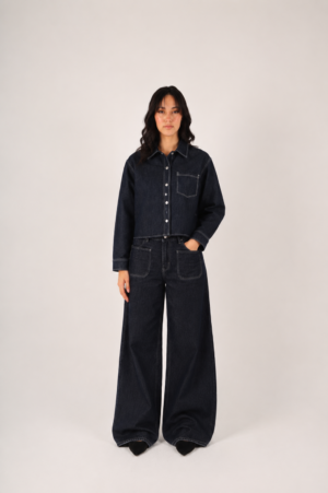 High-waisted Wide Leg Jeans